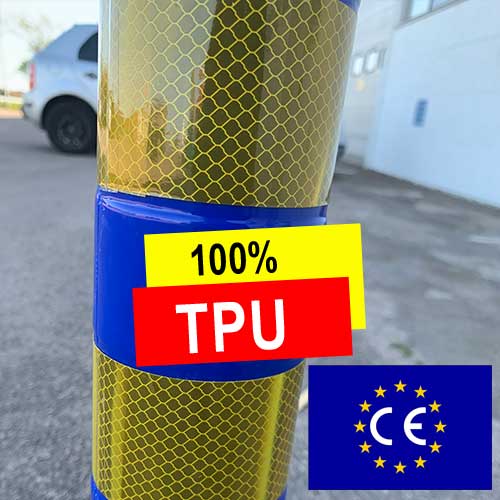 sidomarkering blå 100 procent tpu ce