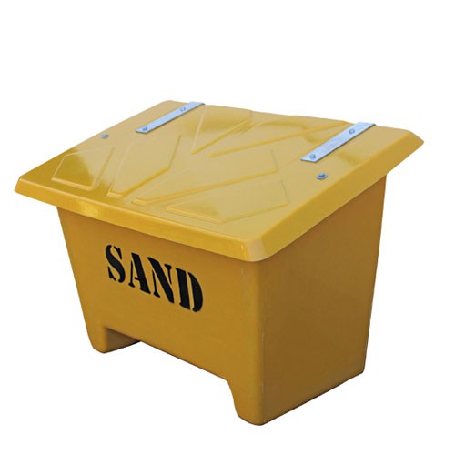 250L gul sandbehållare