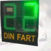 hastighetsdisplay grön färg