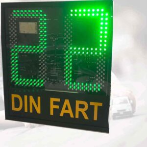 hastighetsdisplay grön färg