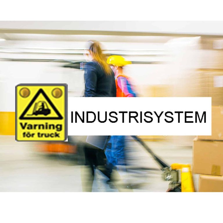 Truckvarningssystem, industrisystem