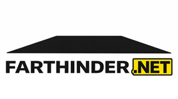 Logotyp för Farthinder.net med stiliserat farthinder och markerad .NET-ruta som symboliserar sänkt hastighet och trafiksäkerhet