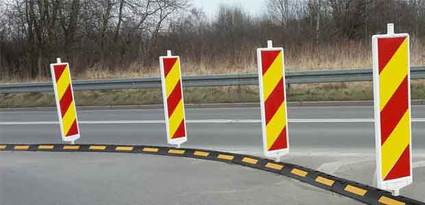 sidomarkering trafikledning