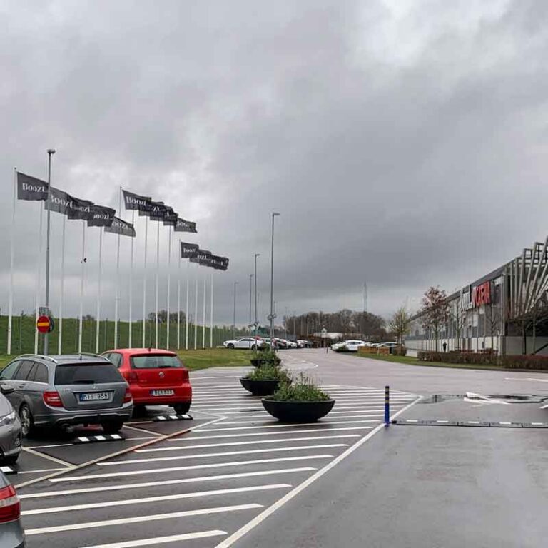 parkeringsplats rullstopp, farthinder, shopping trafiksäkerhet