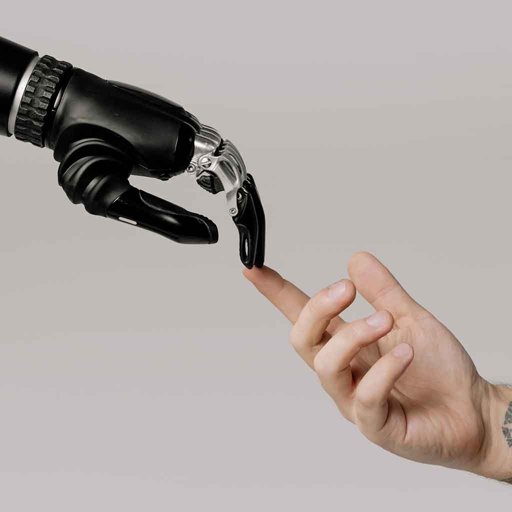 kundsupport artificiell intelligens tillsammans med god personlig service