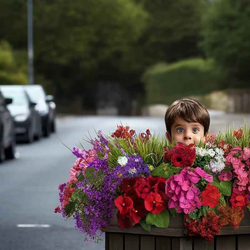 blomlåda som fartsänkare