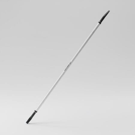 Aluminiumspett med ergonomiskt skaft och spetsar i båda ändar för lyft och brytning