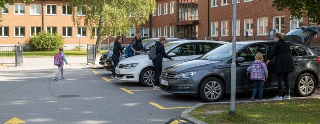 Tryggare skolmiljö vid hämtning och lämning