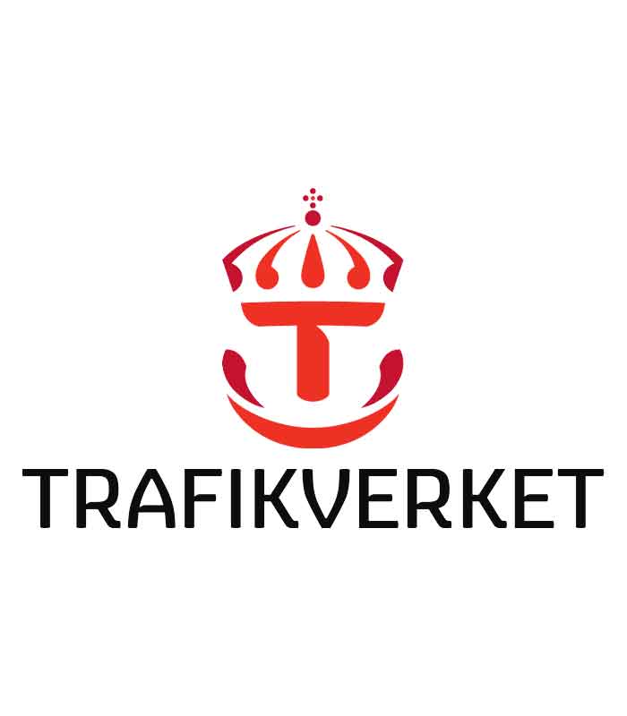 Trafikverkets logotyp – en av kunderna som valt våra trafiksäkerhetslösningar.