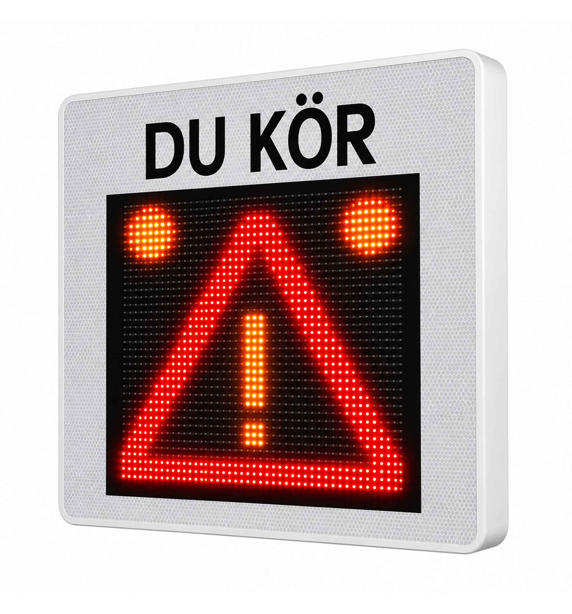 Sierzega GR48 hastighetsdisplay med LED-varningssymbol